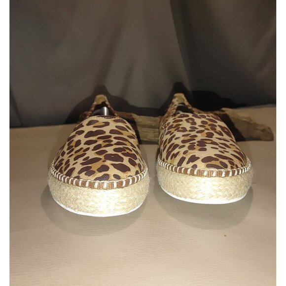 Dr. Scholls Be Energized Womens Leopard Print Slip On Espadrilles Size 8.5 - Picture 2 of 10